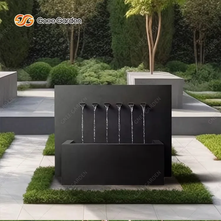 Garden water feature view 5